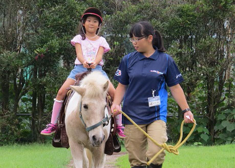 ポニー乗馬の様子