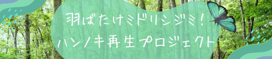 羽ばたけミドリシジミ！ハンノキ再生プロジェクト