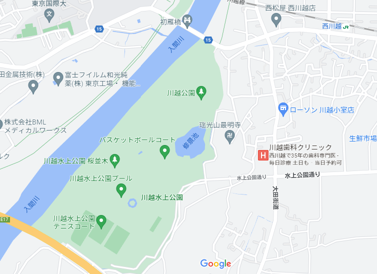 公園周辺地図