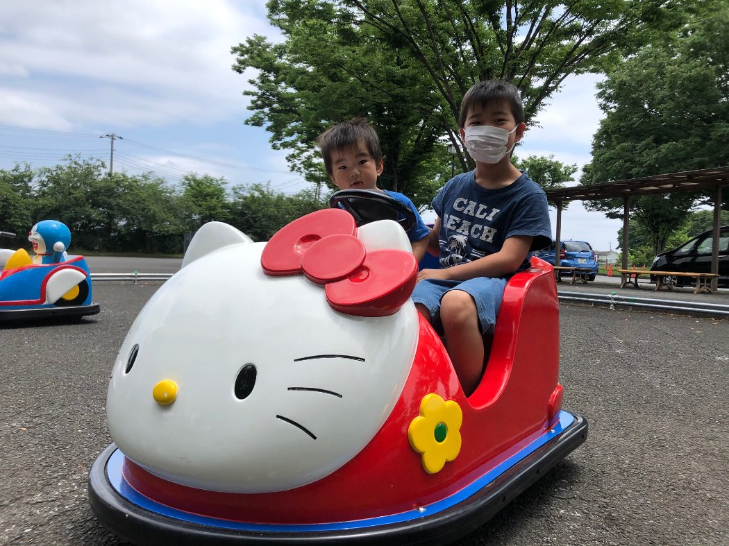 兄弟でも乗れるよ!