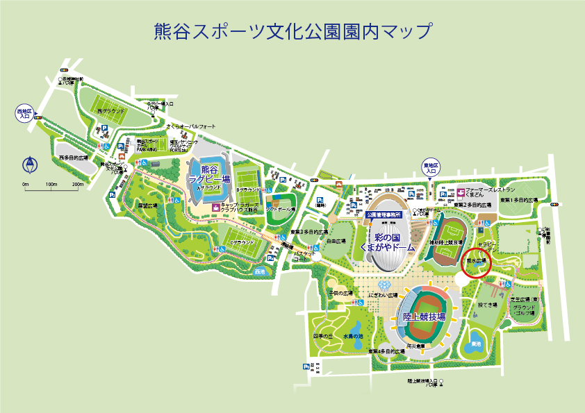 親水広場地図
