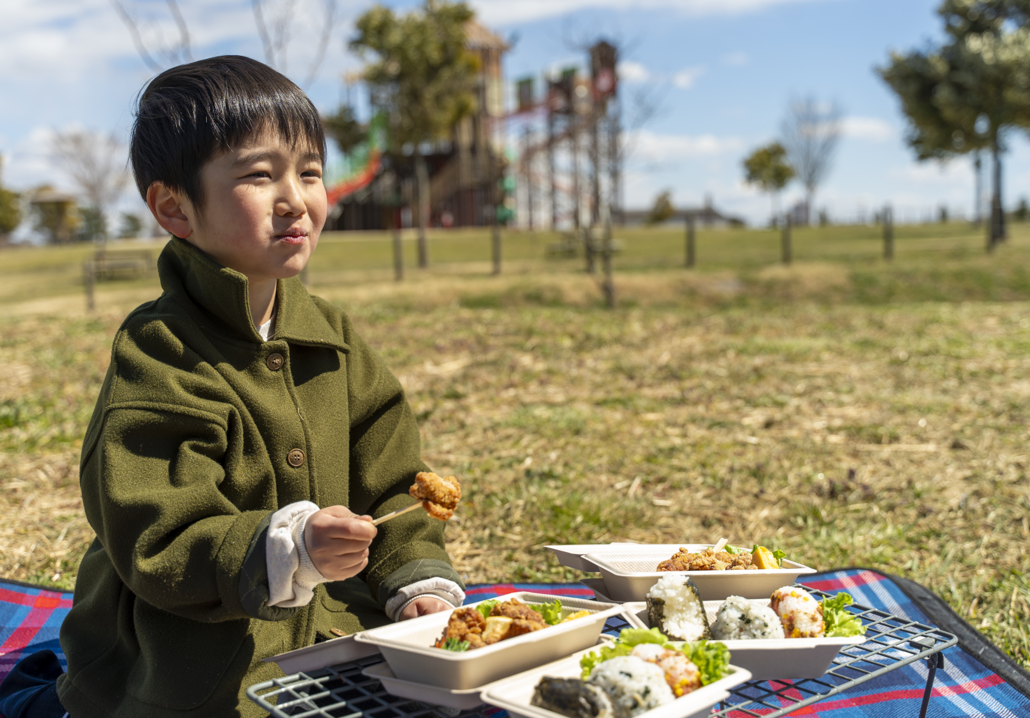 しらこばと公園でピクニック！