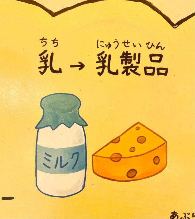 ミルク ミルクの絵