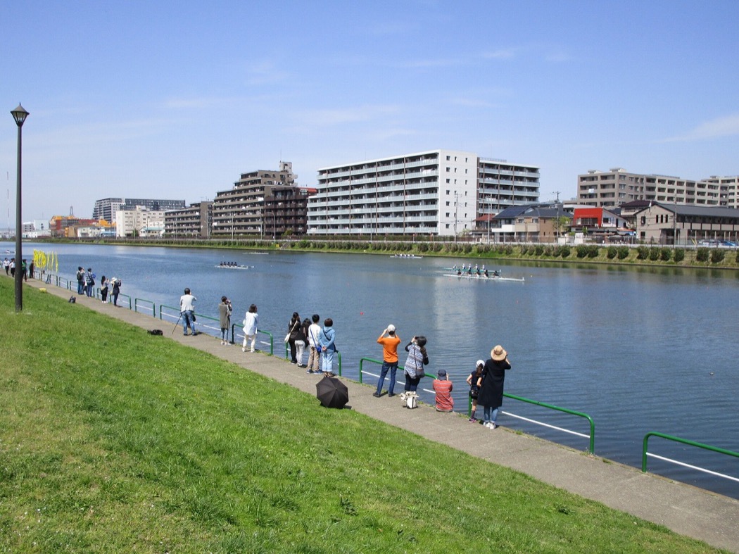 ボート大会のようす